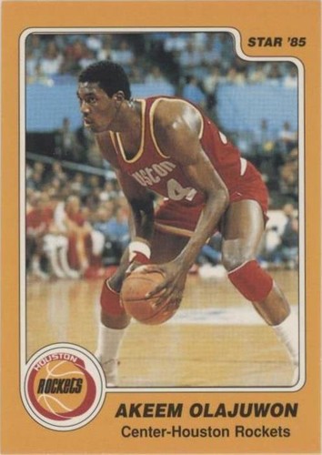 その他 star85 akeem olajuwon RC!!! AKEEM OLAJUWON RC 🔥 1985 Star All Rookie First Team Red '85 #1 Of