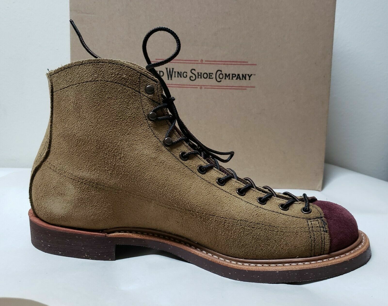 1st. Red Wing 2997 Heritage Boots Lineman Olive Maroon Mohave Iron Ranger 2996 image 8
