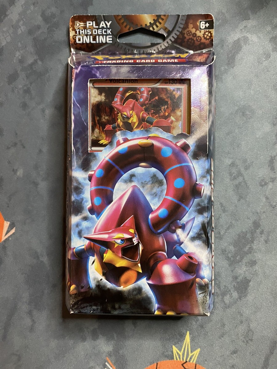 Pokemon TCG XY Steam Siege Volcanion Gears of Fire Theme Battle Deck for  sale online