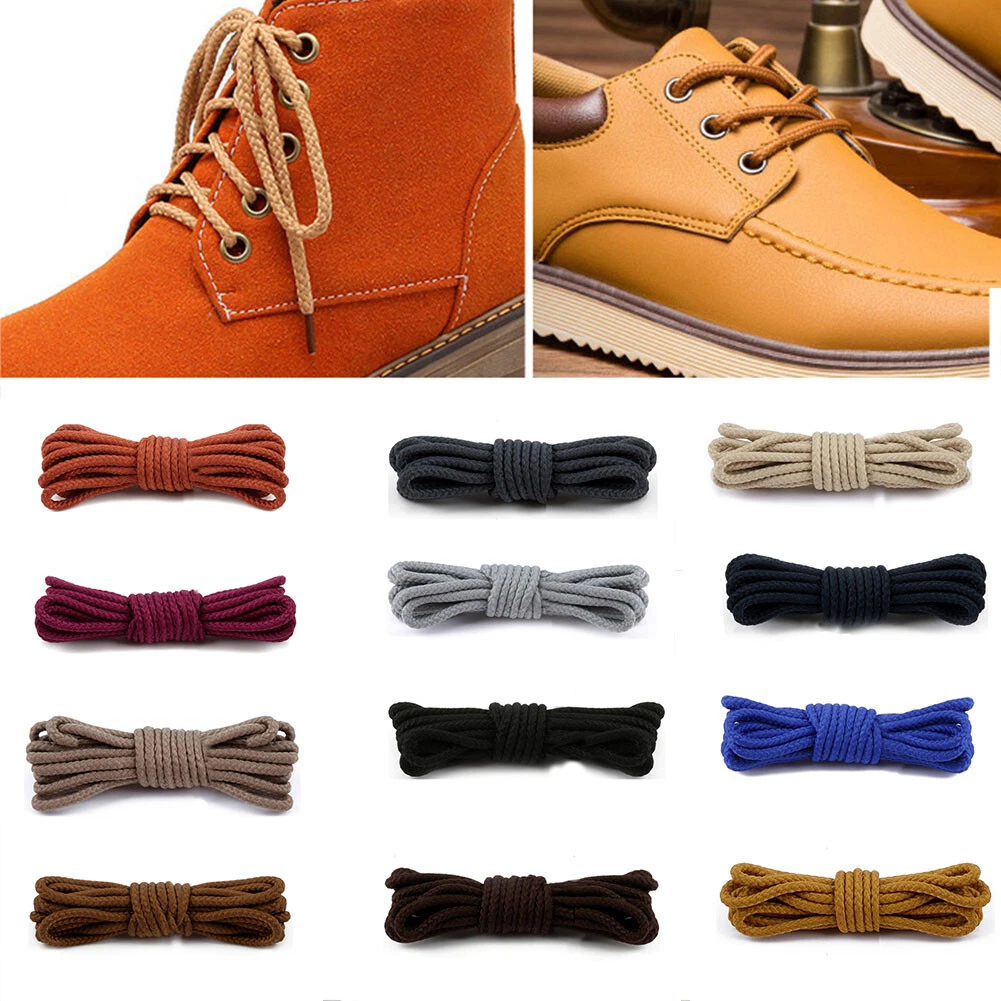 1 Pair Round Stretch Shoelaces Multicolor Elastic Band 105cm Shoe