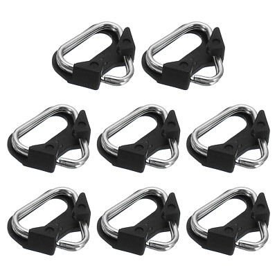 Kamera Riemen Klemmring 4 Pack Metall Dreieck Split Ring Haken Adapter mit Kappe
