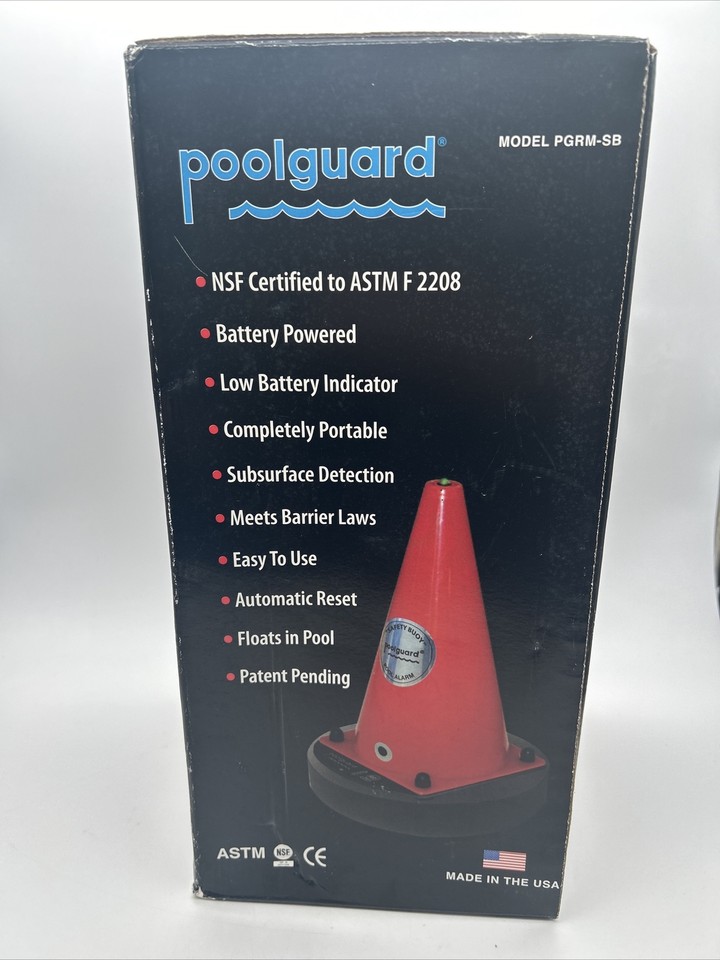 POOLGUARD PGRMSB ABOVE GROUND SWIMMING POOL SAFTEY BUOY ALARM NEW