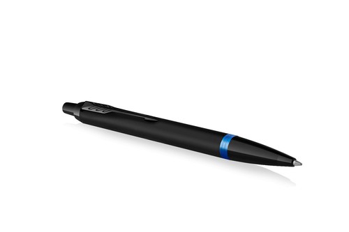Parker IM Vibrant Rings Set Tintenroller +Kugelschreiber Blue PVD mit Gravur - Bild 3 von 9