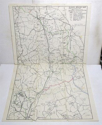1949 Hikers Region Map #56, Housatonic area, Connecticut (William Hoeferlin)