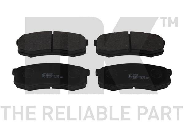 Bremsbelagsatz Scheibenbremse NK 224538 FüR Toyota Mitsubishi Land Cruiser Prado-image