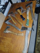 Sammlung 8 alte Beile, versch. Formen und Funktionen Axt zimmermann schreiner