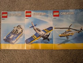 2013 Lego Creator 31011 Aviation Adventures 3 in 1 Building Toy - (618 Pieces)
