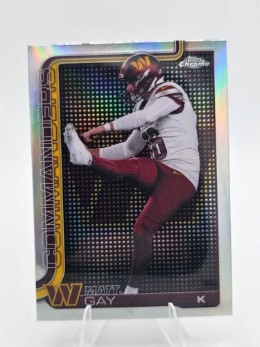 2025 Topps Chrome - Matt Gay #300 Lightboard Logo Refractor