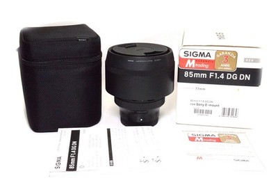 Sigma 85mm F1.4 DG DN Objektiv Für Sony Bellissimo