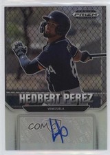 2022 Panini Prizm Draft Picks Auto Hedbert Perez #AU-HP Auto nd3