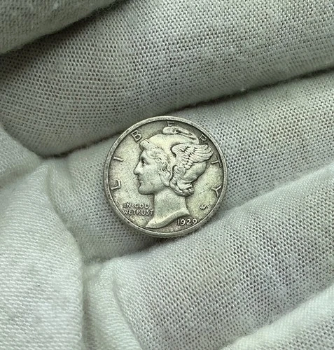 1929-P Mercury Dime - XF - Extremely Fine - 90% Silver R243