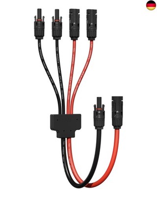 enernova Solarkabel Y-Verteiler, 4mm²-6mm² Solar-Anschlusskabel, IP68 W