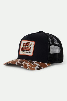 Brixton Cap Unisex Bass Brains Gone Fishin Trucker Hat schwarz Standard