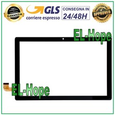 TOUCH SCREEN VETRO TABLET MAJESTIC TAB 912 PRO DIGITIZER 10.1" ORIGINALE NERO