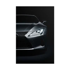 Lexus LC 500 Poster – V8 Grand Tourer Wall Art, Luxury Coupe