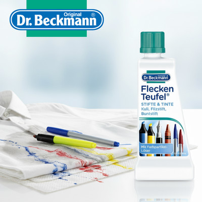 Dr. Beckmann Flüssiger Fleckenentferner für Tinten- und Federflecken 50 ml