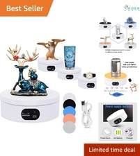 Electric Rotating Display Stand 360° Quiet Turntable for Small Products