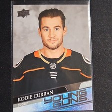 Upper Deck Young Guns Rookie Kodie Curran #708 Ducks 2020-21 Extended Series