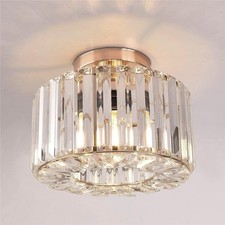 Ceiling Light Chandelier Modern Gold Crystal Glass Hallway Bedroom HAUSPRO