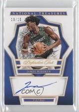 2023-24 Panini National Treasures Definitive Ink Gold /10 James Wiseman Auto 9l4