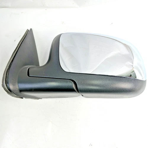 Dorman 955060 For 99-02 Silverado Sierra Chrome Black LH Power Non Heated Mirror