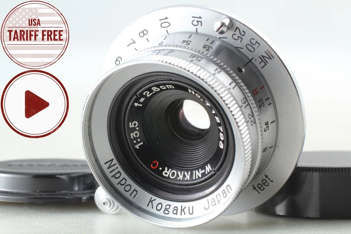 Nikon NIKKOR W 28mm Focal Camera Lenses for sale | eBay