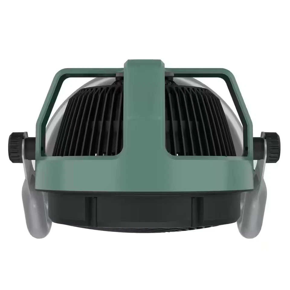 EXO61 HD 9 pulgadas Ventilador de piso de 3 velocidades de ventilador en verde con motor con clasificación IP54 Foto 3 de 4