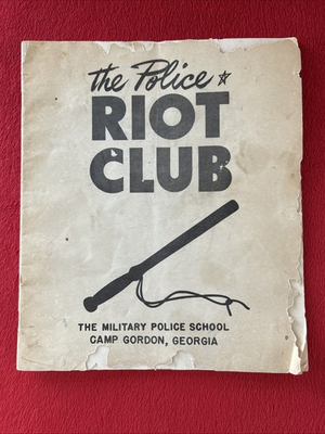 #ad #ad Post WW2 WWII MP The Police Riot Club Instruction Pamphlet Book Military Police $20.00