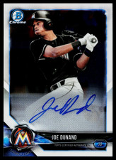 2018 Bowman Chrome #BCPA-JD Joe Dunand Prospects Autographs
