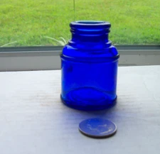 NICE BLUE BARREL  INK  BOTTLE
