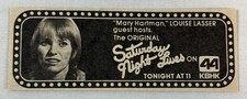 1981 KBHK tv ad~ original SATURDAY NIGHT LIVE Louise Lasser
