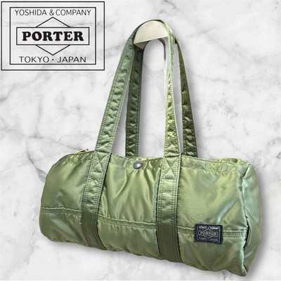 【廃盤美品】PORTER TANKER DUFFLE L ボストンバック　カーキ PORTER 美品 ポーター 622-19837 TANKER BOSTON BAG(L) タンカー