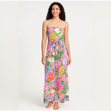 Lilly Pulitzer for Target Strapless Maxi Dress | Size S/P | Floral