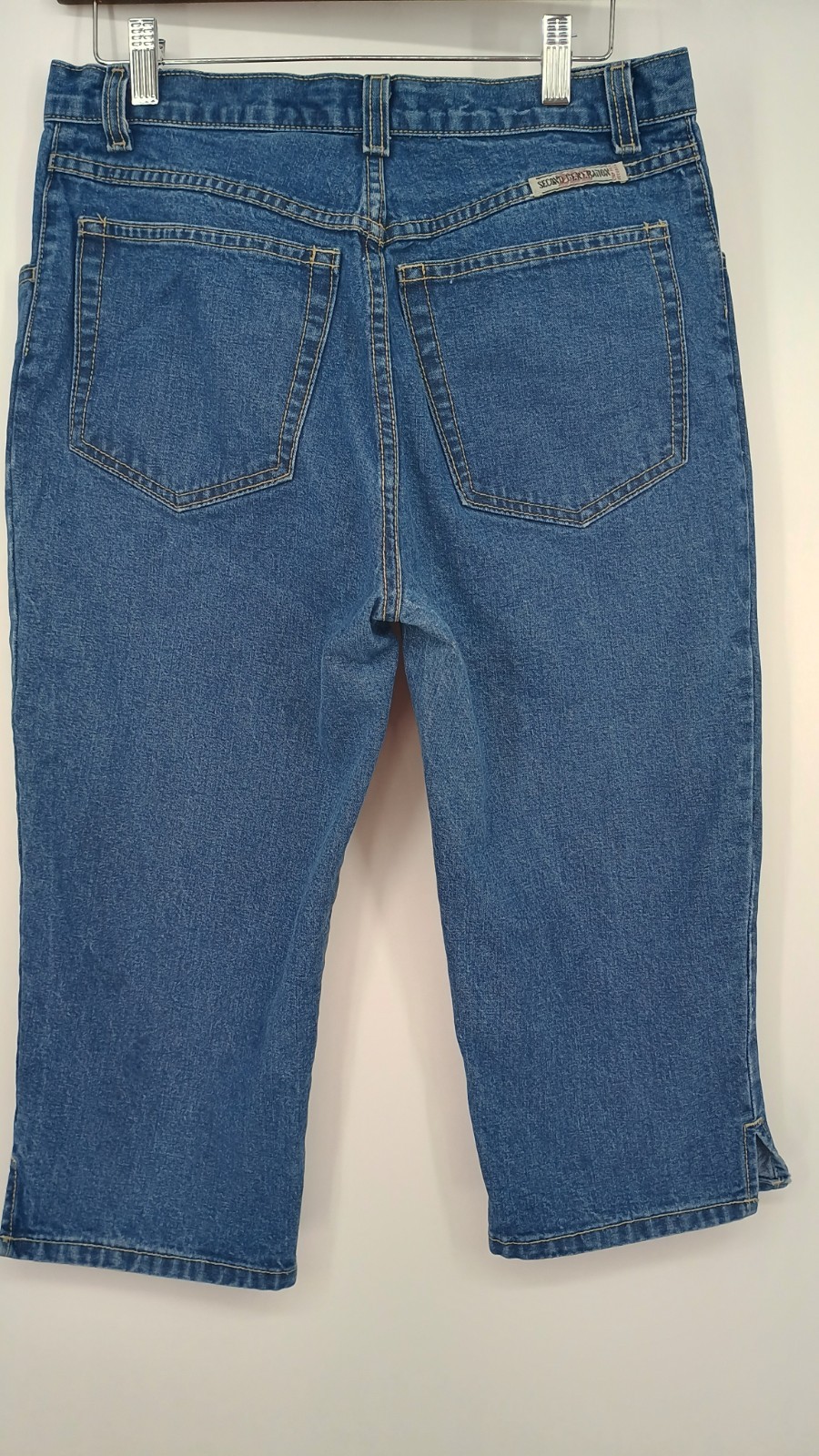 Second Generation Embroidered Capri Blue Denim Je… - image 8