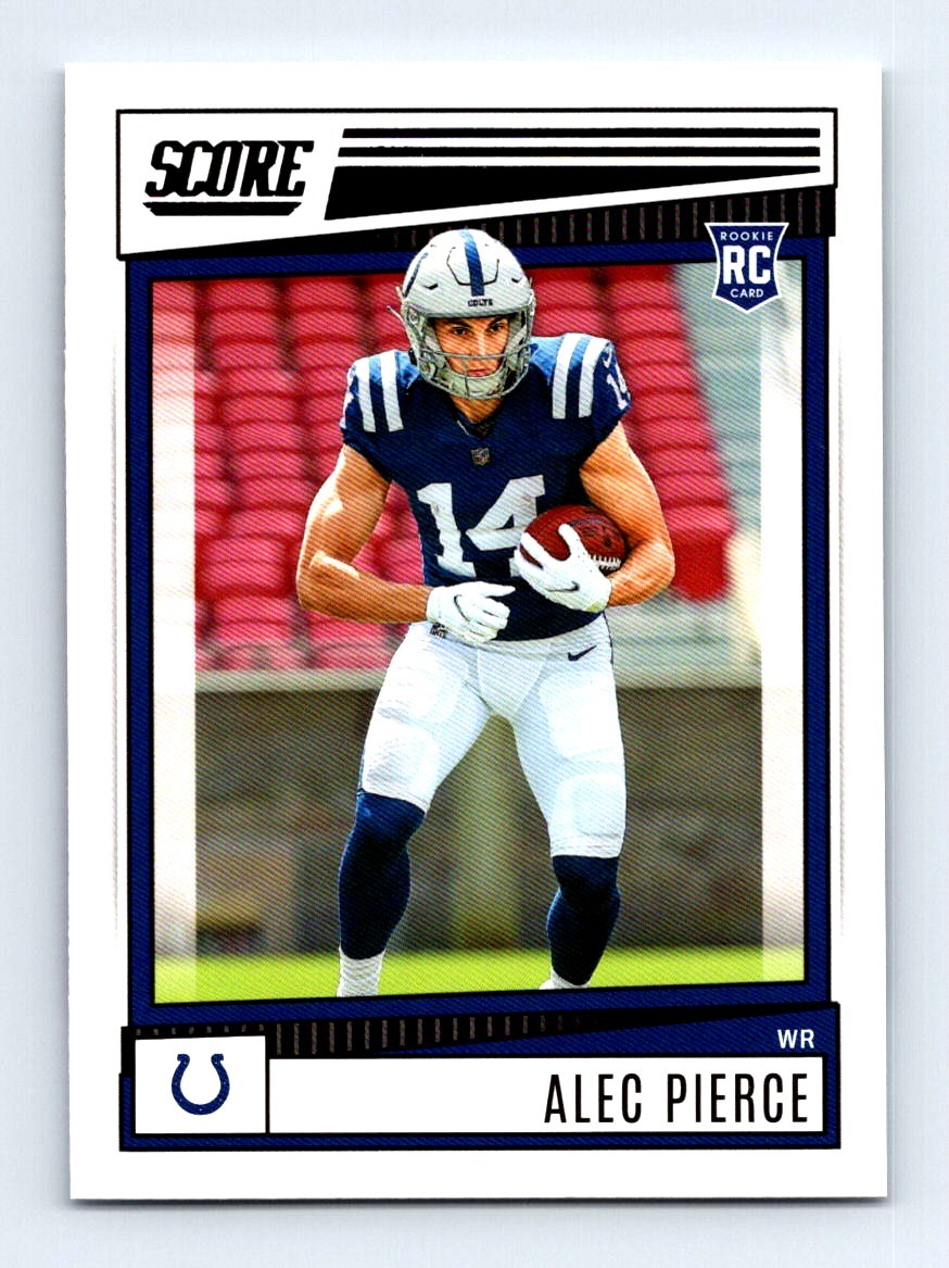 #386 2022 Score { Alec Pierce RC Indianapolis Colts