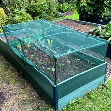 NEW! 2x1m x0.625m H Garden Growing Fruit Vegetable Protective Cage Pre-sewn Net