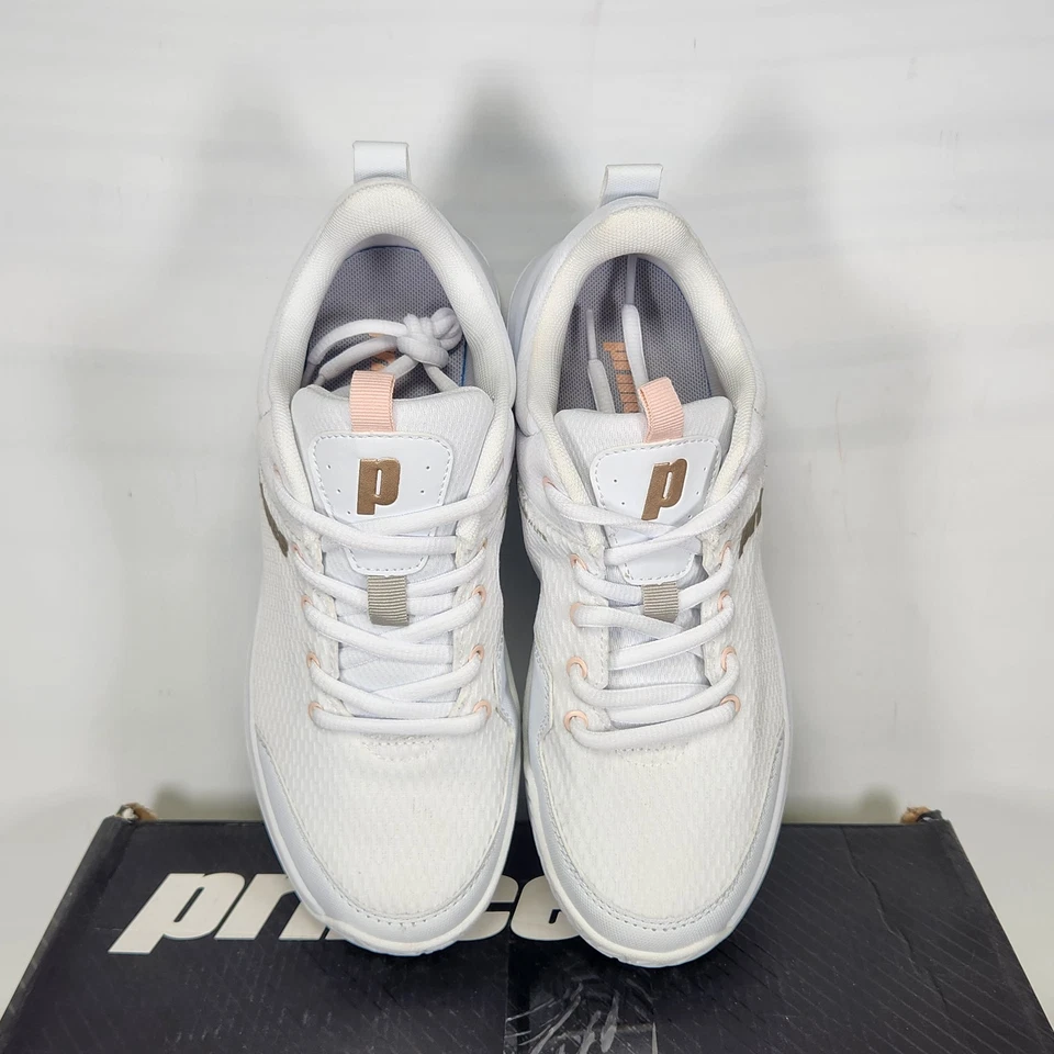 Size 7.5 - Prince Advantage Lite 3 - White / Rose - Womens - Image 3 of 4