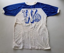 UNIVERSITY OF WISCONSIN WHITEWATER VINTAGE 1970'S BANTAMS T SHIRT SIZE SMALL
