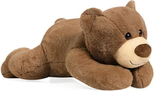 Weighted Stuffed Animals for Adults Brown Bear 3.5Lbs 24" Weighted Plush Animals
