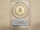 2015-W PCGS SP70 Sacagawea Enhanced Coin & Currency Set (Thomas S. Cleveland). — photo 1