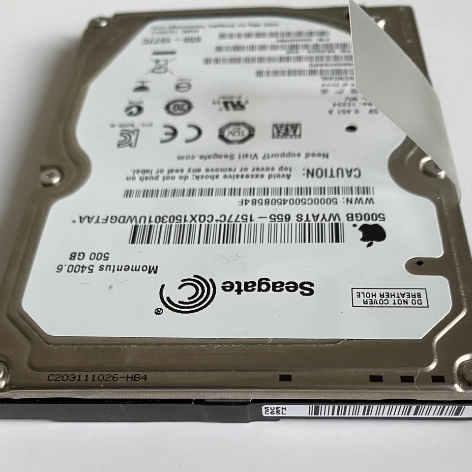 Seagate 500GB SATA 2,5" HDD Festplatte Momentus 5400.6 ST9500325ASG - Bild 3 von 4
