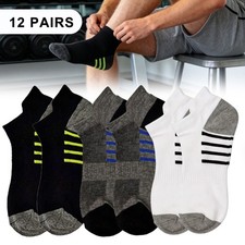 12Paar Herren Arbeitssocken kurz robust verstärkte Ferse & Spitze Sneaker …