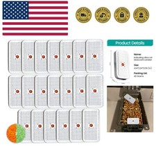 40 Gram Silica Gel Canister, 20 Packs Silica Gel Desiccant Canister Orange to...