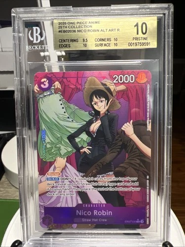 Nico Robin (Alternate Art) EB02-036  PSA 10