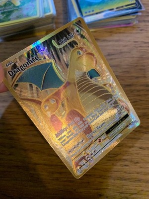 LP! Dragonite EX (106/108) XY Evolutions Full Art Gold Ultra Rare