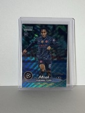 2023-24 Topps Stadium Club Chrome Micah Hamilton Rookie Card Blue Refractor /250. rookie card picture