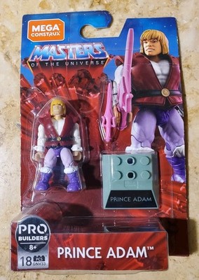 Mega Construx Masters of the Universe MOTU PRINCE ADAM Birthday Christmas Gift 