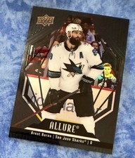 2022-23 Upper Deck Allure - Brent Burns #89 Black Rainbow - San Jose Sharks