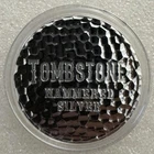 Scottsdale Mint 1oz Tombstone Hammered Silver 1oz Round