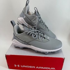 Under Armour HOVR Harper 7 Low TPU Men's Baseball Rubber Cleats Grey Size 10
